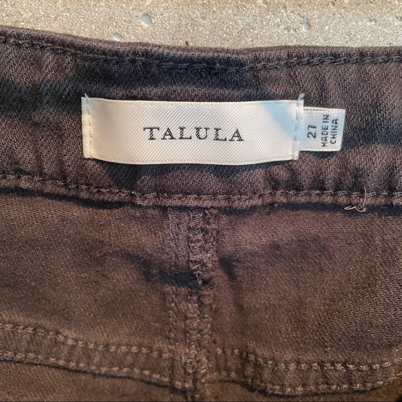 Talula black denim shorts. Size 27. - Picture 3 of 5